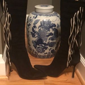 Jimmy Choo “Gloria” suede knee boots